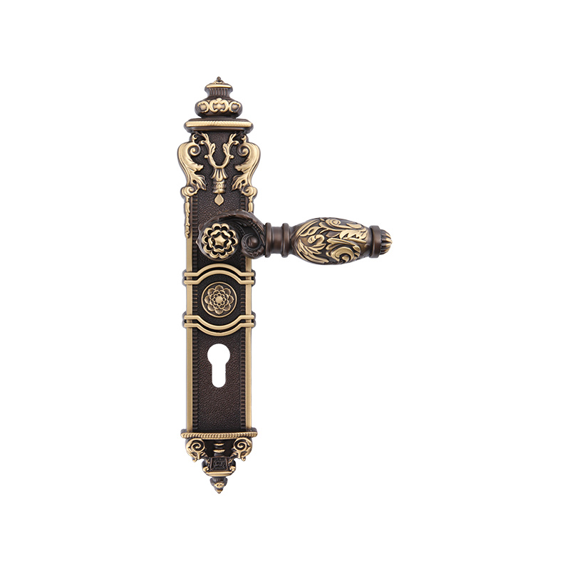 612-509 Franse Retro Luxury Long Panel Door Lock