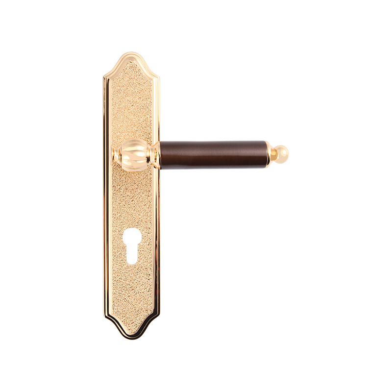 516-316 Puur koper 24k echt goud licht luxe deurslot samengevoegd slot
