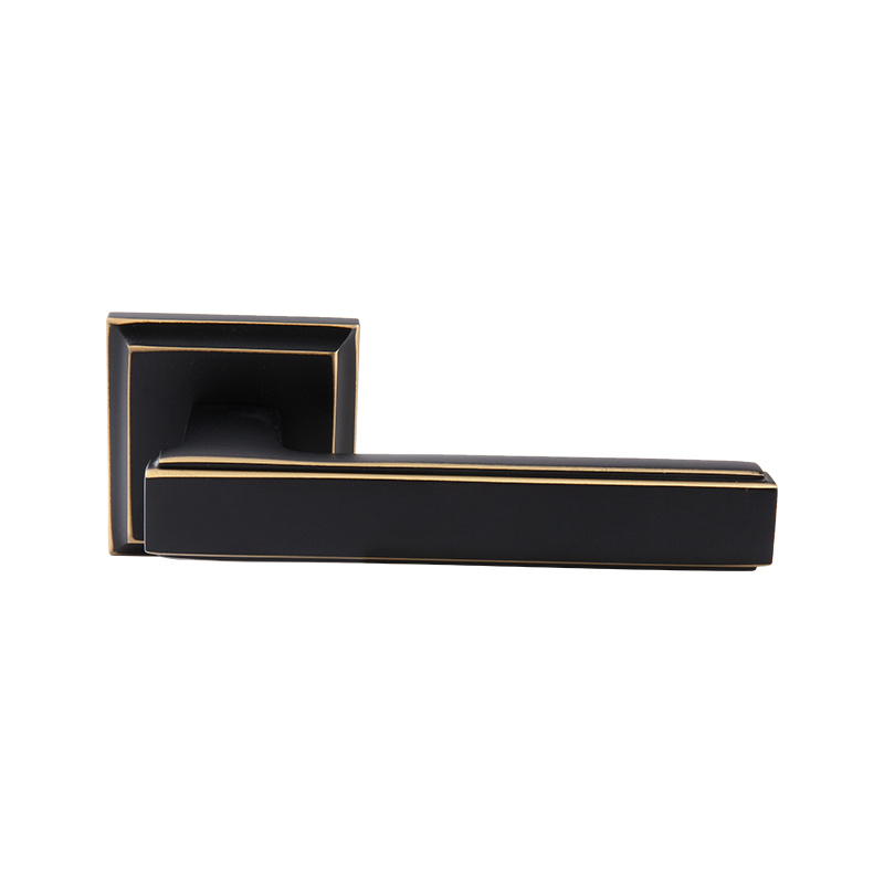 002-91 Eenvoudige nieuwe Chinese stijl puur koper binnenshuis houten deur slot split slot