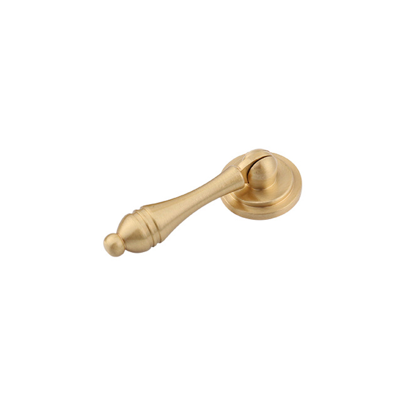 9019 Chinese stijl solide messing hanger enkele gatlade handgreep