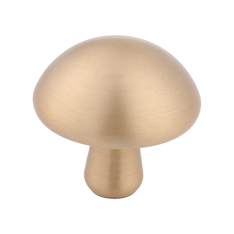 9081 Lichte luxe Franse pure pure koperen paddestoel ronde enkel gatgreep